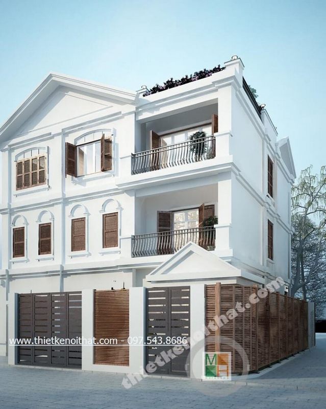 Chúng tôi sẽ thiết kế một kiến trúc đẹp cho biệt thự tại HillState Hà Đông Hà Nội.